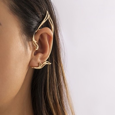 Elf Earrings Cuff Silver Gold Earrings Suitable for Halloween Costume Cosplay