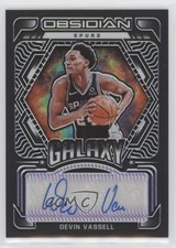 2021-22 Panini Obsidian Galaxy Electric Etch Purple 51/75 Devin Vassell Auto rf2