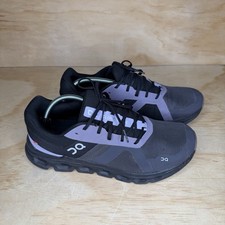 On Mens Cloudrunner Running Shoes 11 Black Purple Crossfit Gym Trainers