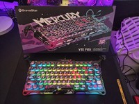 NEW Gravastar Mercury V75 Pro HE Neon Graffiti Special Edition Gaming Keyboard