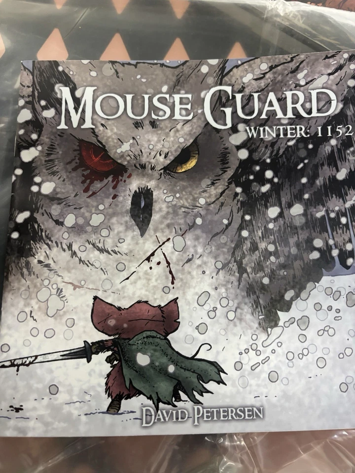 Mouse Guard Legacy Set 🔥 5 HC + Полный Зимний 1152 Комикс Run VF/NM Дэвид Петерсен - Изображение 2 из 4