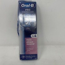 Oral-B Pro Sensitive Clean Brush Heads 4-Pack, White