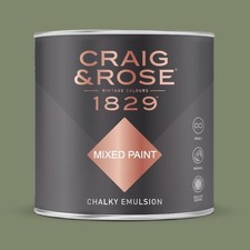 CRAIG & ROSE 1829 CHALKY EMULSION DEEP ADAM GREEN 750ML