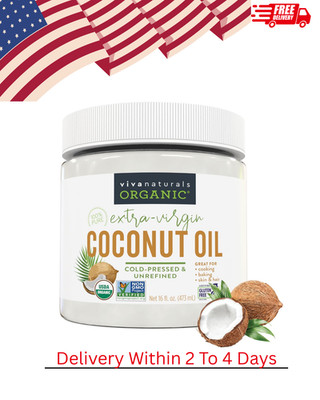 Aceite De Coco Organico Extra Virgen Para Cabello Piel Comestible Natural Virgin