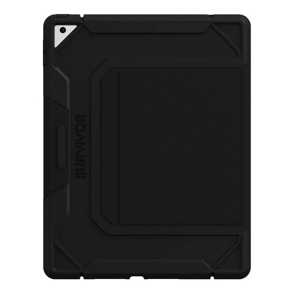 Griffin Survivor Rugged Folio Case for iPad 10.2" 7/8/9th Gen - Black - image 2 of 4