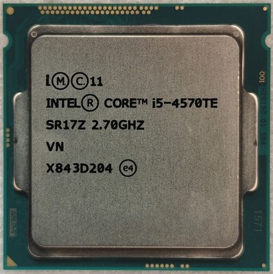 Intel Core i5-4570TE 2.7 GHz LGA1150 2 cores 4 threads SR17Z CPU Processor 4 MB