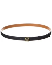 Loewe Anagram Leather Belt Women's
