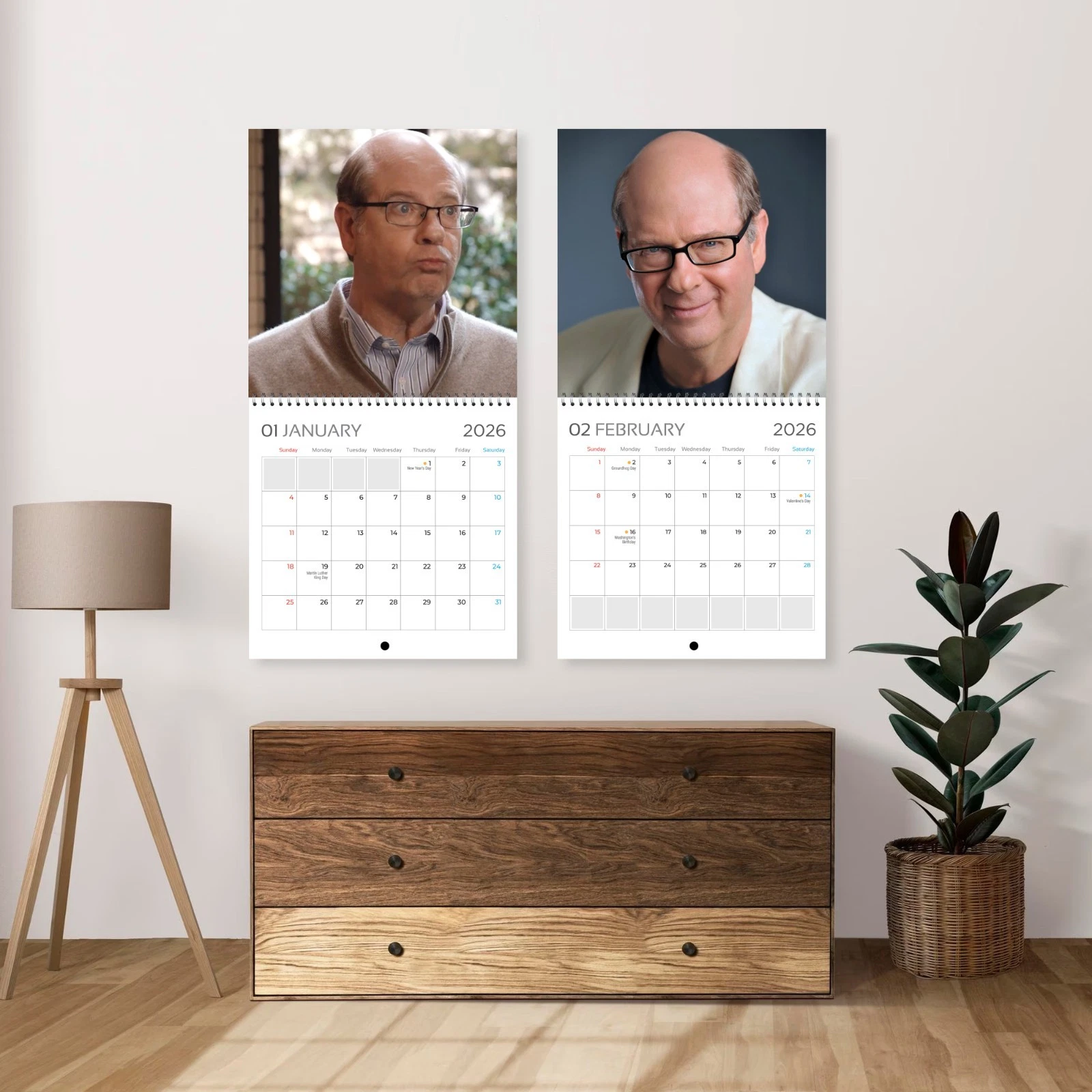 Stephen Tobolowsky 2026 Wall Calendar, 12-Month Celebrity Collection