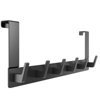 TÜRgarderobe Kleiderhaken Badezimmer TüRhakenleiste Handtuchhalter 6 Haken 2 Cm