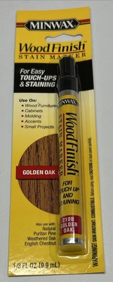 GOLDEN OAK Minwax Wood Finish Stain Marker - For Easy Touch Ups & Staining