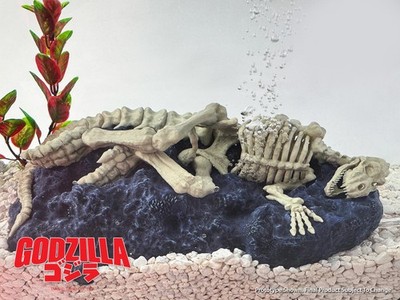 Godzilla 1954 Godzilla Skeleton Fish Tank Aquarium Bubbler