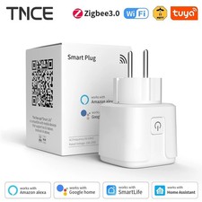 TNCE Tuya Smart Plug WiFi Zigbee 3.0 Prise 16A 20A Compteur Électrique Alexa