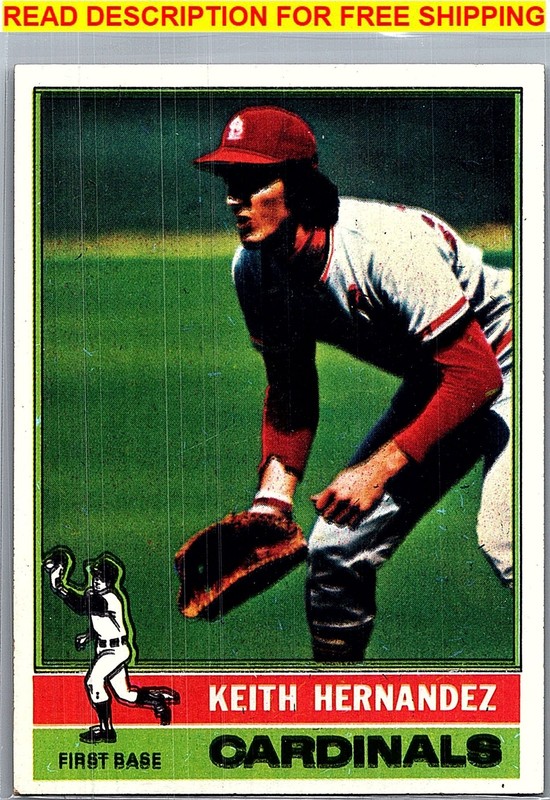 📢FreeShip=Read Info📢Keith Hernandez 1976 Topps