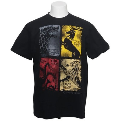 Elbenwald, T-shirt, Größe: XL, model: game of thrones, Schwarz/Mehrfarbig #Qsz