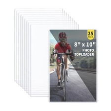 25-Pack 8 x 10 Inch Premium Toploaders - Crystal Clear Plastic Holders, Prote...