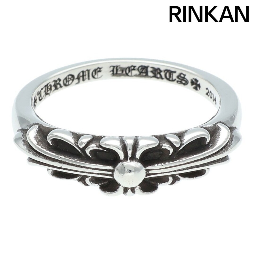 Chrome Hearts BABY Classic Floral Cross Silver Ring Men's Size 19 Used f9bc721ab