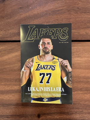 Los Angeles Lakers Luka Doncic Feb - Apr 2025 Game Program