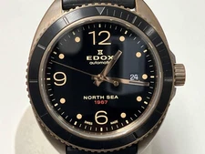 EDOX North Sea 1967 80118-BRN-N67 Used Watch Excellent condition