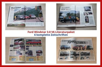 Ford Windstar 3.0 V6 Literaturpaket - 6 komplette Zeitschriften