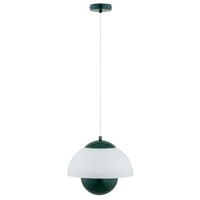 HäNgelampe Glas GrüN Esstisch Wohnlich Modern E27 L:30 Cm Pendelleuchte KüChe