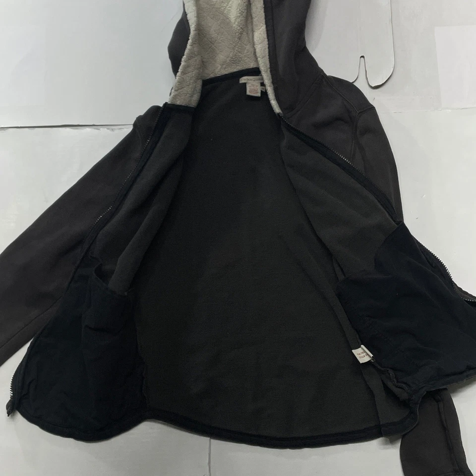 Carbon 2 钴连帽衫男式 M 灰色全拉链运动衫夹克轻松凉爽 — 第 3/4 张图片