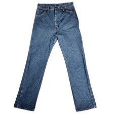 Vintage Wrangler Jeans Women's 13X32 Blue Straight Leg Denim Made in USA 13MWZG
