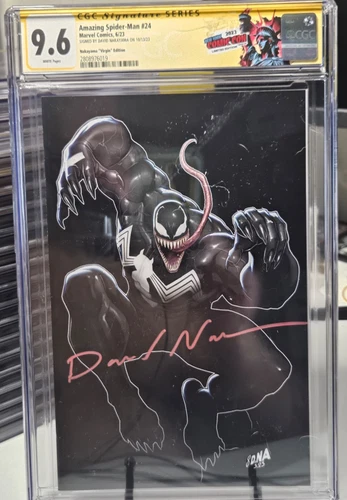 Amazing Spider-Man #24 Signed David Nakayama Virgin Variant CGC 9.6 WP SS