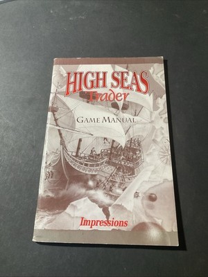 Vintage Video Game Guide : High Seas Trader Game Manual / 1995, 25-A4690