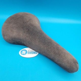 Vintage Selle San Marco Road Bike Saddle Brown Suede Made in Italy b23