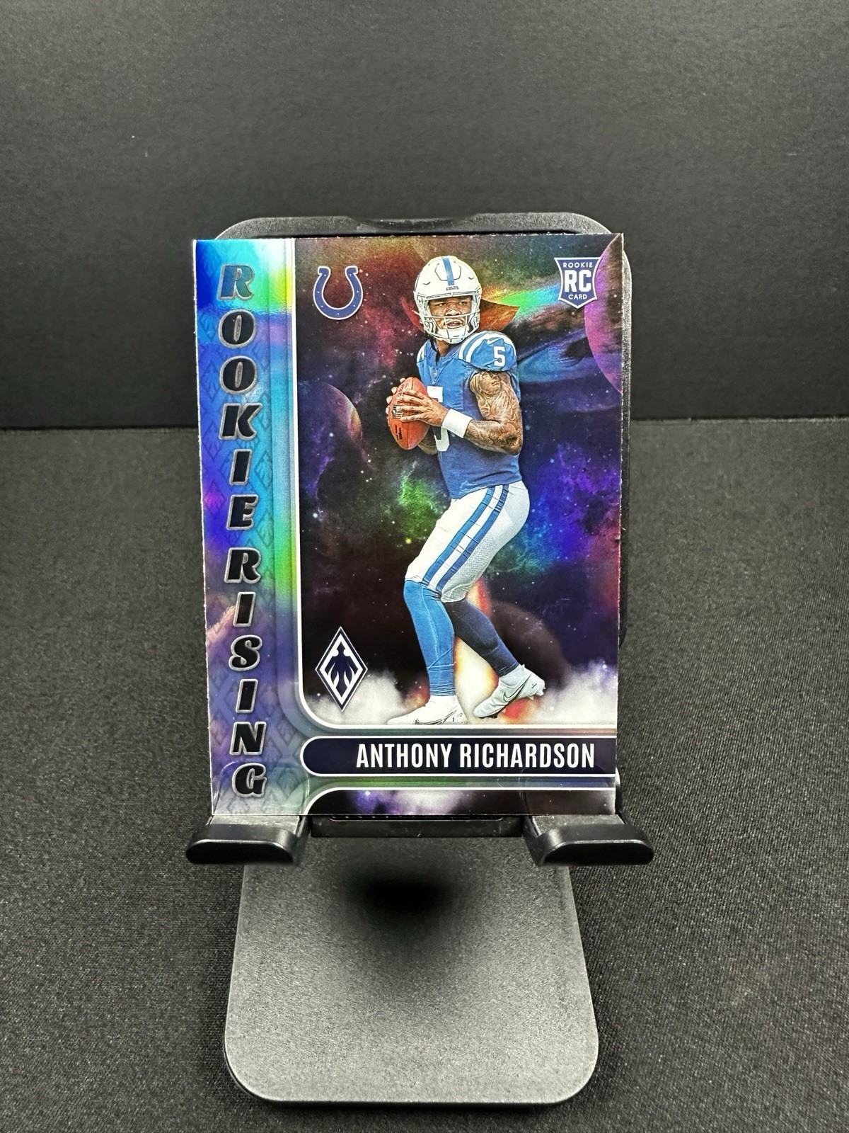 2023 Panini Phoenix Anthony Richardson #RIS-4 Rookie Rising Holo Insert Colts