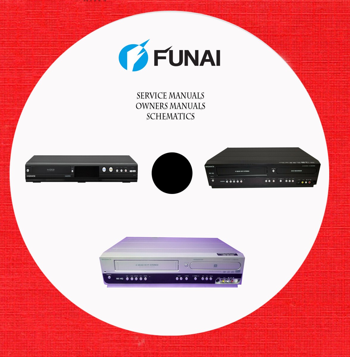 1 service manual for Funai audio video on 1 dvd in pdf format | eBay