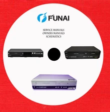 1 service manual for Funai audio video on 1 dvd in pdf format
