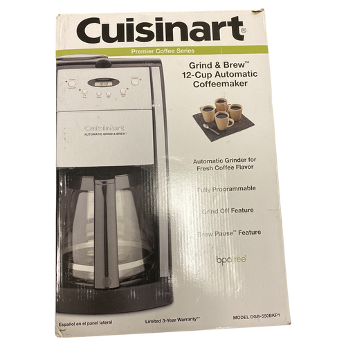 Cuisinart DGB550BKP1 Grind & Brew 12Cup Automatic Coffeemaker with