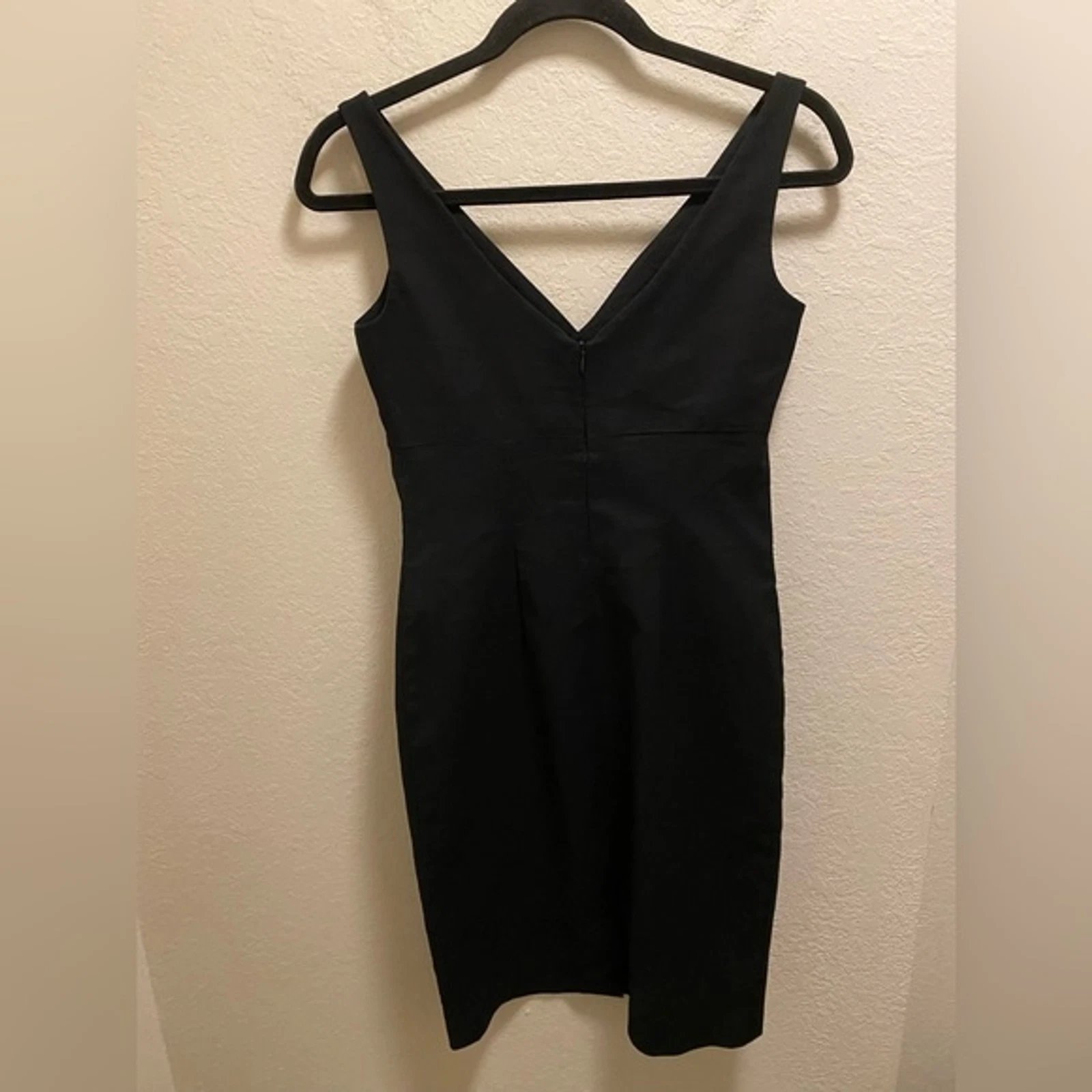 VETEMENTS Abito nero senza maniche Lavandry By Shelli Segal collo a V taglia 2