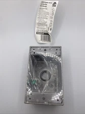 Hubbell Weatherproof Box Aluminum 1-Gang 18.3cu. in. 5-1/2 5322-0B