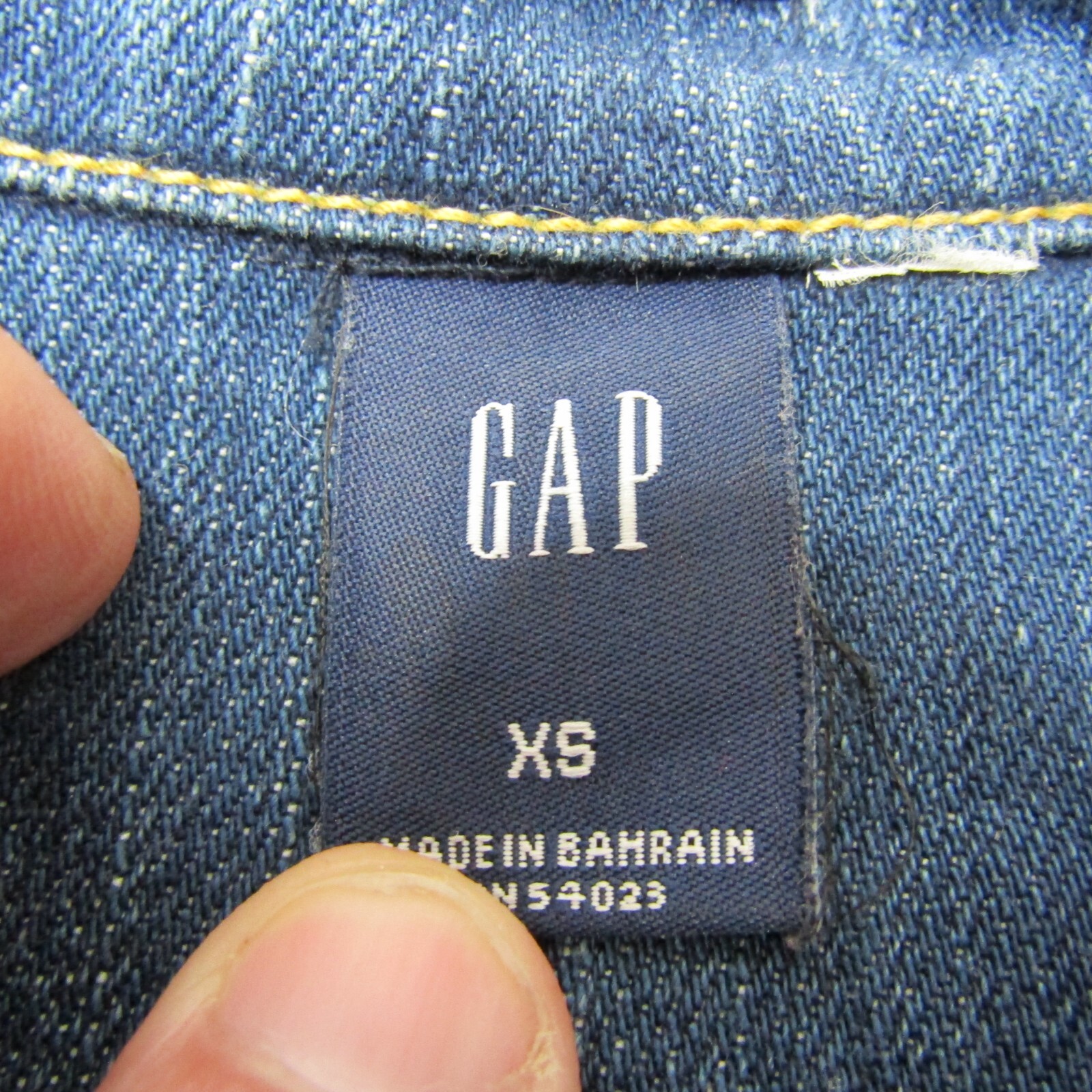 Gap Denim Jean Jacket Button Up Collared Neck Wom… - image 7