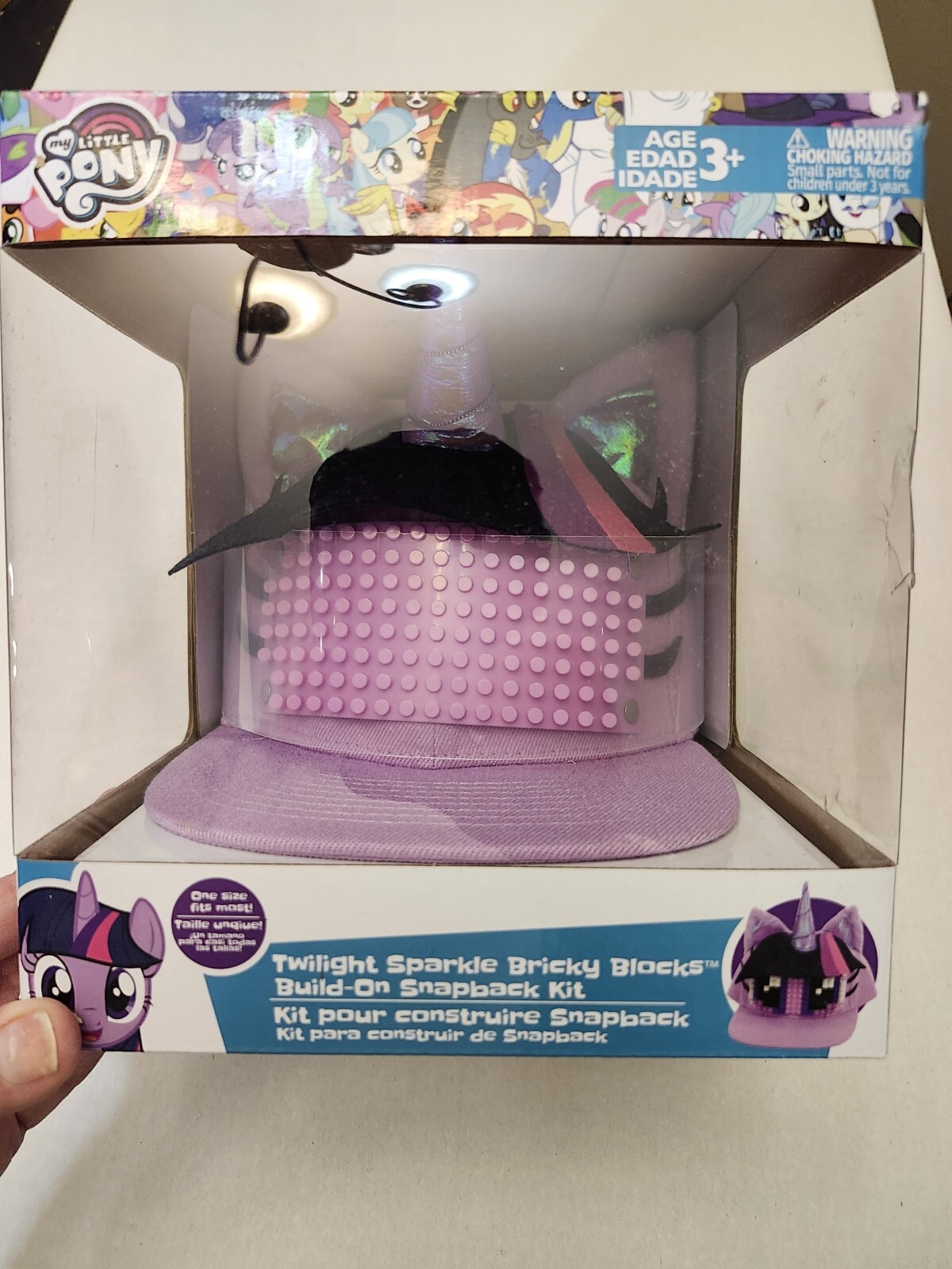 NUOVO cappello snapback My Little Pony Twilight Sparkle Bricky Build On 106 pezzi