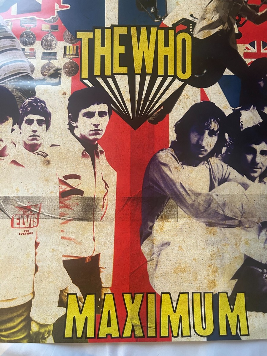 The Who / Japan Tour 2008 Concert Original Gig Poster A1 23x33in