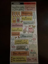 Creative Imaginations Girl Time Signature Collection Signs Stickers JUMBO