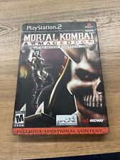 Mortal Kombat Armageddon Premium Edition PlayStation 2 Rare Steelbook *No  Game*