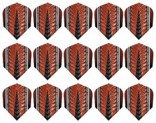 5 Sets Harrows Supergrip X 100 Micron Dart Flights - Ships w/ Tracking - Orange