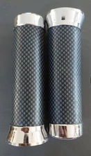Velo Sport Carbon Fibre Look 1" Grips Short 130mm HBG035 BC419