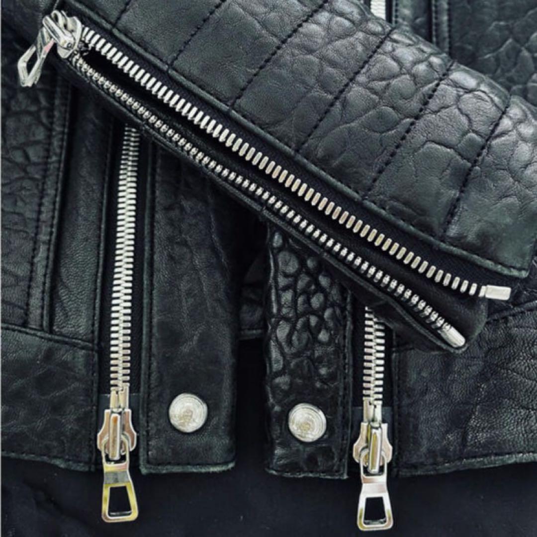 BALMAIN x H&M collaboration leather biker jacket size 44 BALMAIN x H&M collaboration leather biker jacket size 44