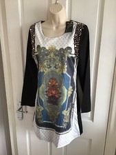 Ethina BNWT Patterned Tunic Dress Size Medium 