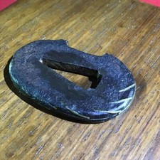 Japanese Antique Tsuba of Katana Samurai Sword Guard Iron Rare Design 76-D57