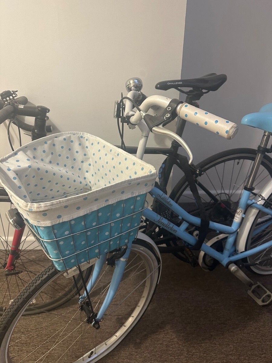 Basket Blue Pendleton Bike Somerby Hybrid Bike Mint Victoria