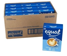 Equal Original Zero Calorie Sweetener 115-Packets 12 Packs