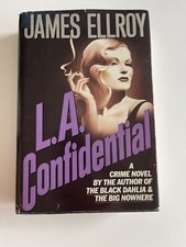 James Ellroy L.A. Confidential First Edition Printing Hardcover Book Mysterious James Ellroy L.A. Confidential First Edition Printing Hardcover Book Mysterious