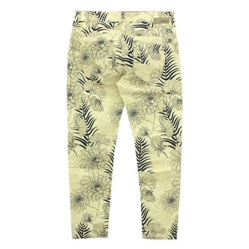 GANG 7/8 Damen Jeans Hose AMELIE Relaxed Stretch beige floral 31761 - Picture 2 of 2