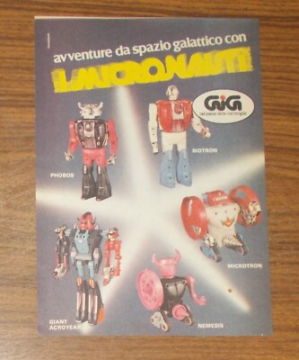 Rare Advertising Mego MICRONAUTS Biotron Phobos Acroyear Microtron Nemesis 1979